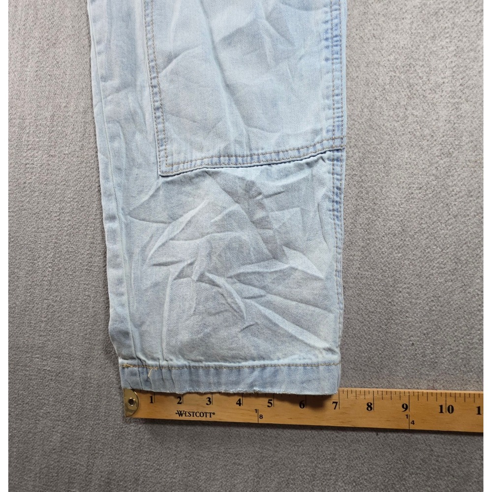 Wild Fable Denim Overalls Womens Small Light Blue Cargo‎ Utility Cotton - Picture 8 of 16